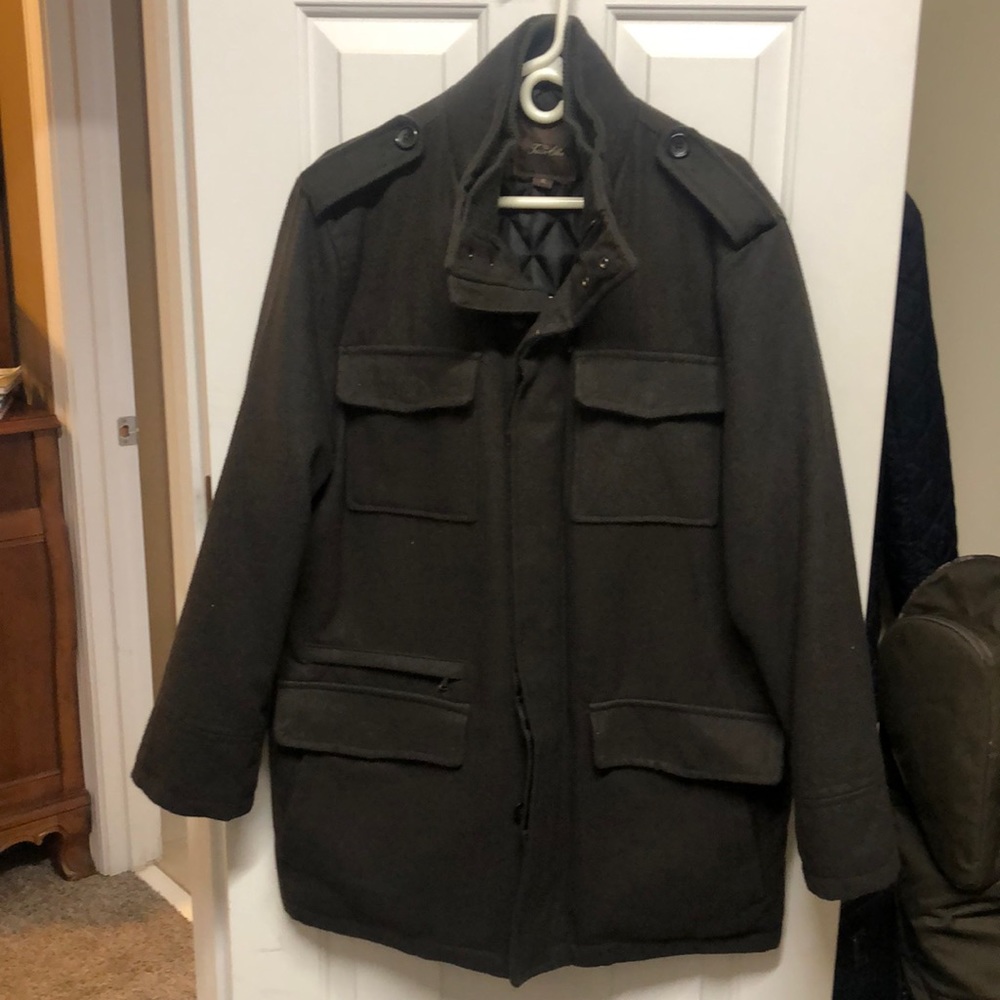 Men’s Tasso Elba Brown Coat Size XL
